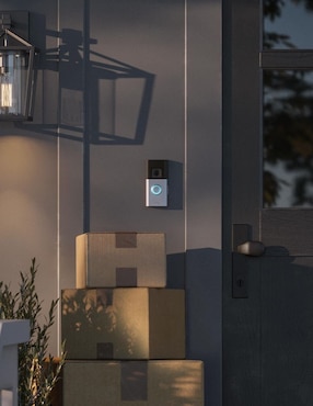 Cámara con timbre de seguridad Ring modelo Battery Doorbell Pro inalámbrica HD 150° a 60° con capacidad para grabar visión nocturna para exterior
