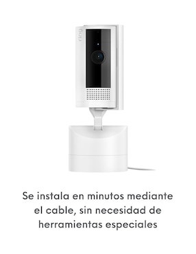 Cámara individual de seguridad Ring modelo Pant Tilt Indoor Cam alámbrica HD 360° con capacidad para grabar visión nocturna para interior