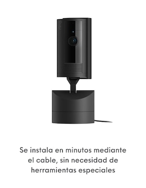 Cámara individual de seguridad Ring modelo Pant Tilt Indoor Cam alámbrica HD 360° con capacidad para grabar visión nocturna para interior