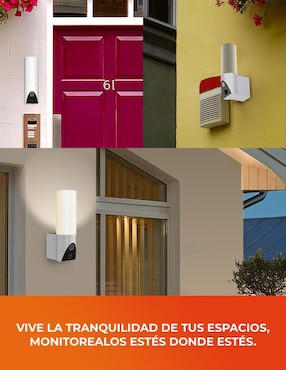 Cámara Wi-Fi de seguridad Tecnolite Connect inalámbrica Full HD 350° con capacidad para grabar visión nocturna para exterior