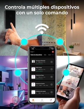 Cámara Wi-Fi de seguridad Tecnolite Connect inalámbrica Full HD 120° con capacidad para grabar visión nocturna para interior y exterior