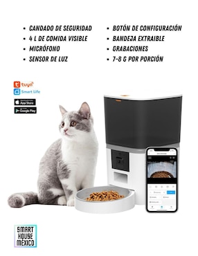 Alimentador automático Smart House para mascota