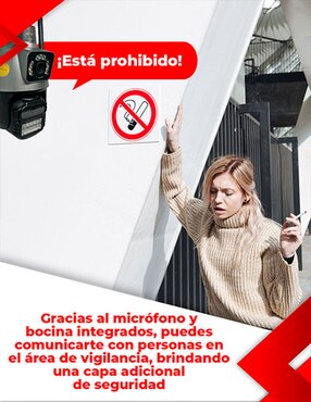 Kit 4 cámaras de seguridad Secucore inalámbrica 2K 350° con capacidad para grabar visión nocturna para interior y exterior