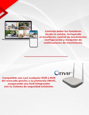 Kit 4 cámaras de seguridad Secucore inalámbrica 2K 350° con capacidad para grabar visión nocturna para interior y exterior