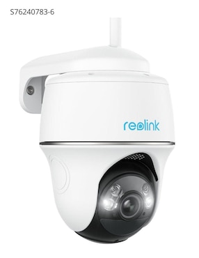 Cámara solar de seguridad Reolink alámbrica 2K 350° con capacidad para grabar visión nocturna para exterior
