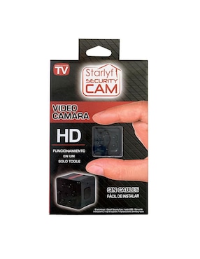 Cámara individual de seguridad Starlyf Security Cam inalámbrica HD 10° a 90° con capacidad para grabar para interior