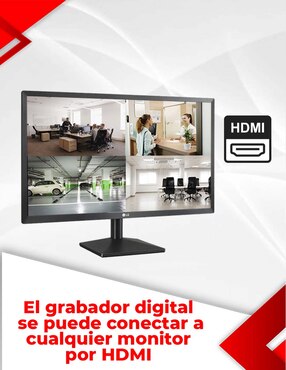 NVR 32 canales de seguridad Secucore alámbrica 2K con capacidad para grabar para interior