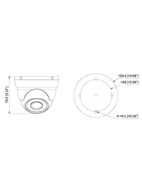 Kit 10 cámaras de seguridad Dahua Technolgy alámbrica 2K 104° con capacidad para grabar visión nocturna para interior y exterior