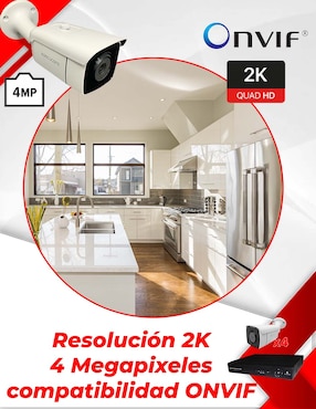Kit 8 cámaras de seguridad Secucore inalámbrica 2K con capacidad para grabar para interior