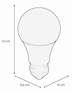 Foco smart Heuman Brand 9 Watts de ilumnación