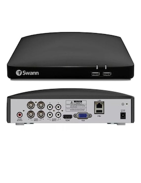 Kit 4 cámaras de seguridad Swann alámbrica Full HD 90° con capacidad para grabar visión nocturna para exterior