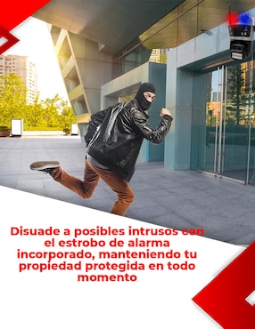 Cámara Wi-Fi de seguridad Secucore inalámbrica 2K 350° con capacidad para grabar visión nocturna para interior y exterior