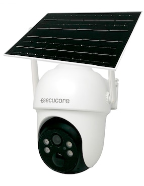 Cámara Solar 4G De Seguridad Secucore Inalámbrica 2k 75° Con Capacidad De Grabar Y Visión Nocturna Compatible Con Onvif Para Exterior