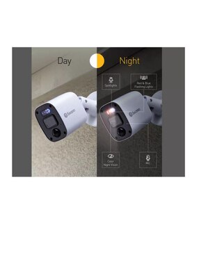 Kit 4 cámaras de seguridad Swann alámbrica Full HD 90° con capacidad para grabar visión nocturna para interior y exterior