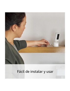 Cámara individual de seguridad Ring alámbrica HD 360° con capacidad para grabar visión nocturna para interior