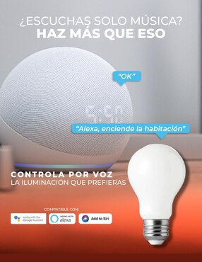 Foco LED Tecnolite Connect 5 W de consumo 5 W de iluminación 800 lúmenes