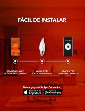 Foco LED Tecnolite Connect 5 W de consumo 25 W de iluminación 720 lúmenes