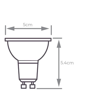 Foco LED Tecnolite Connect 5 W de consumo 40 W de iluminación 400 lúmenes