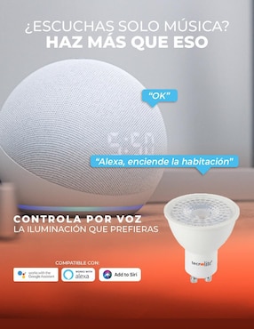 Foco LED Tecnolite Connect 5 W de consumo 40 W de iluminación 400 lúmenes