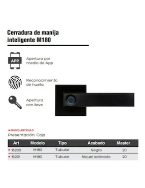 Cerradura digital Dexter M180 de combinación