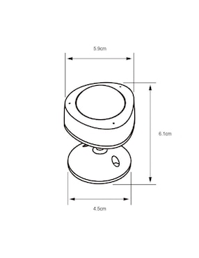 Sensor de movimiento Tecnolite Connect SM03WVCDBTCW
