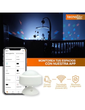 Sensor de movimiento Tecnolite Connect SM03WVCDBTCW