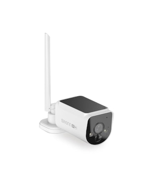 Cámara solar de seguridad Swann inalámbrica 4K/UHD 110° con capacidad para grabar visión nocturna para interior y exterior