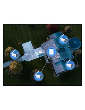 Cámara solar de seguridad Swann inalámbrica 4K/UHD 110° con capacidad para grabar visión nocturna para interior y exterior