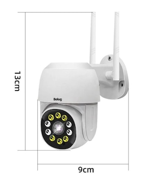 Kit 2 cámaras de seguridad Belug inalámbricas full HD 360° con visión nocturna con capacidad para grabar para interior y exterior