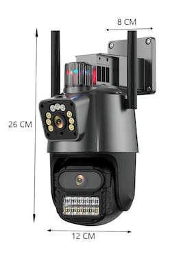Cámara individual de seguridad Belug inalámbrica Full HD 360 con capacidad de grabar para exterior