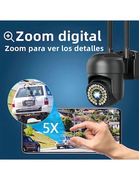 Kit 2 cámaras de seguridad Belug inalámbrica Full HD 360° con capacidad de grabar para exterior