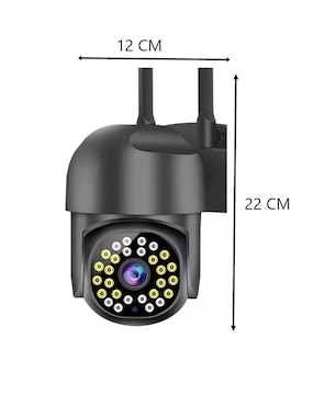 Kit 2 cámaras de seguridad Belug inalámbrica Full HD 360° con capacidad de grabar para exterior