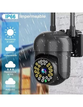 Kit 2 cámaras de seguridad Belug inalámbrica Full HD 360° con capacidad de grabar para exterior