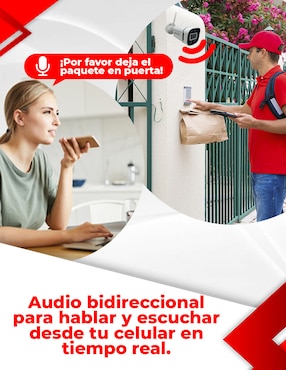 Kit 8 cámaras de seguridad Secucore Inalámbrica 2K 70° con capacidad de grabar y visión nocturna para interior y exterior