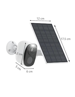 Cámara solar de seguridad Lab.g inalámbrica full hd 90° con capacidad para grabar vision nocturna para interior y exterior