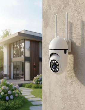 Kit 2 cámaras de seguridad Yutucam modelo 2pzs-288 alámbrica full hd 360° capacidad de grabar vision nocturna para interior y exterior
