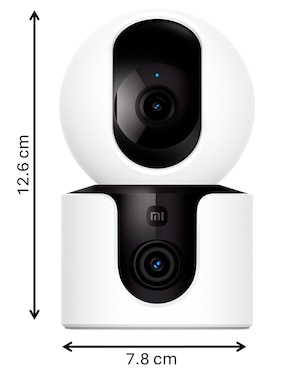 Cámara individual de seguridad Xiaomi modelo Smart Camera C300 Dual US inalámbrica 2K 350° con capacidad de grabar para interior