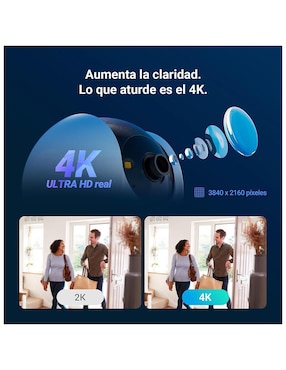 Cámara individual de seguridad Ezviz modelo C6N G1 4K inalámbrica 4K UHD 110° con capacidad de grabar para interior