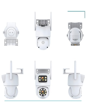 Cámara individual de seguridad Vak modelo VS-W43 inalámbrica 4K/UHD 90° con capacidad de grabar y visión nocturna para interior y exterior