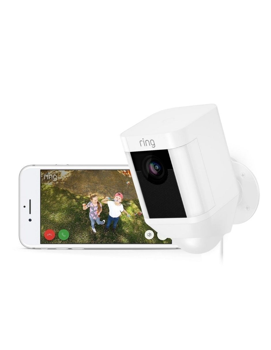 Cámara individual de seguridad modelo Spotlight Cam inalámbrica HD 120° a 170° con capacidad para grabar para interior y exterior 6
