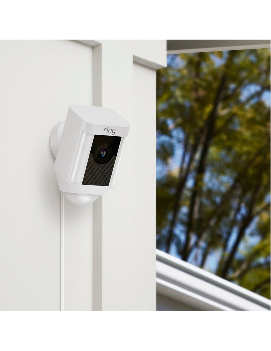 Cámara individual de seguridad modelo Spotlight Cam inalámbrica HD 120° a 170° con capacidad para grabar para interior y exterior