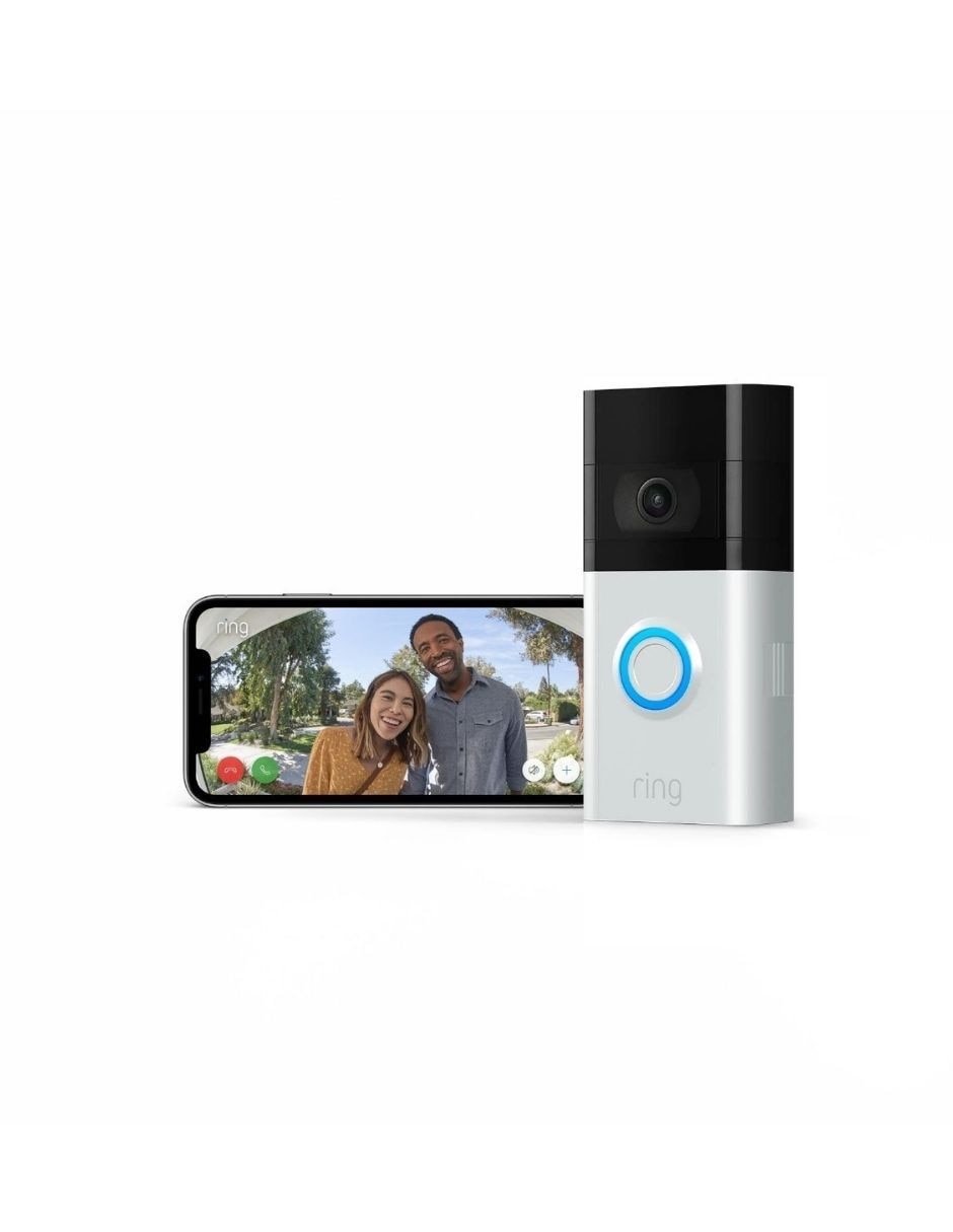 Cámara individual de seguridad modelo Video Doorbell inalámbrica HD 120° a 170° con capacidad para grabar para exterior