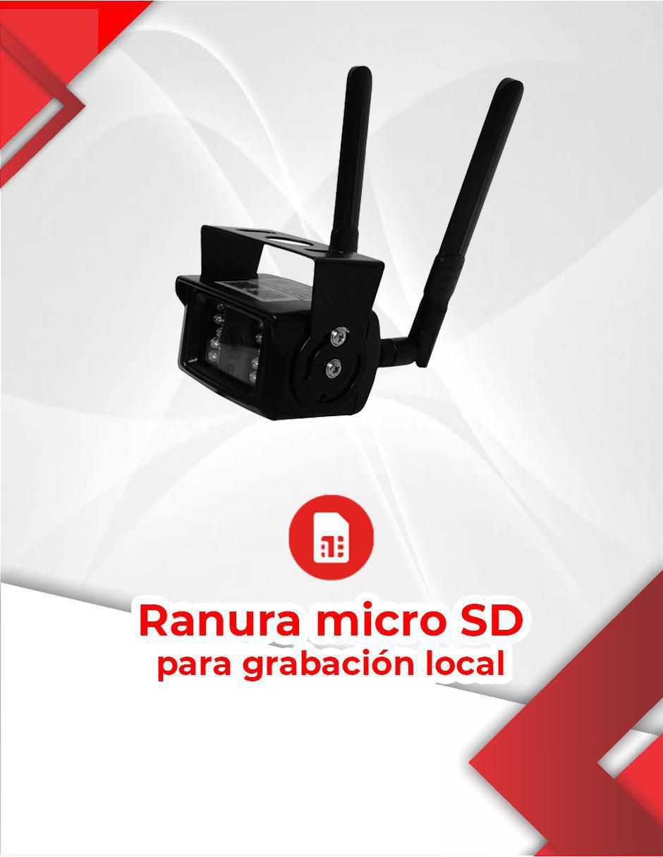 Cámara individual de seguridad inalámbrica Full HD 90° con capacidad para grabar para interior y exterior 3