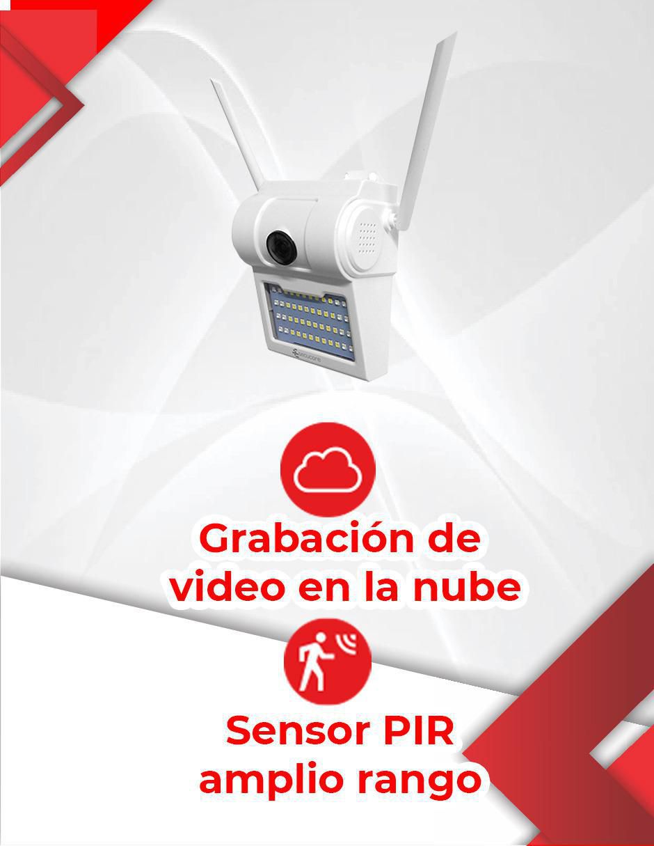 Cámara individual de seguridad alámbrica Full HD 120° a 170° con capacidad para grabar para interior y exterior 5