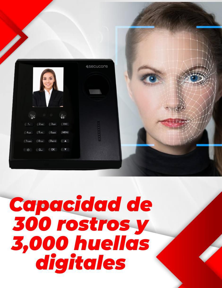 Reloj checador biométrico FRH10 2