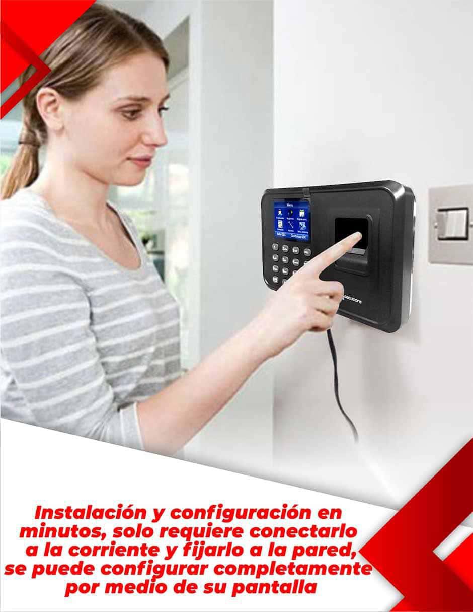 Reloj checador biométrico S1 4