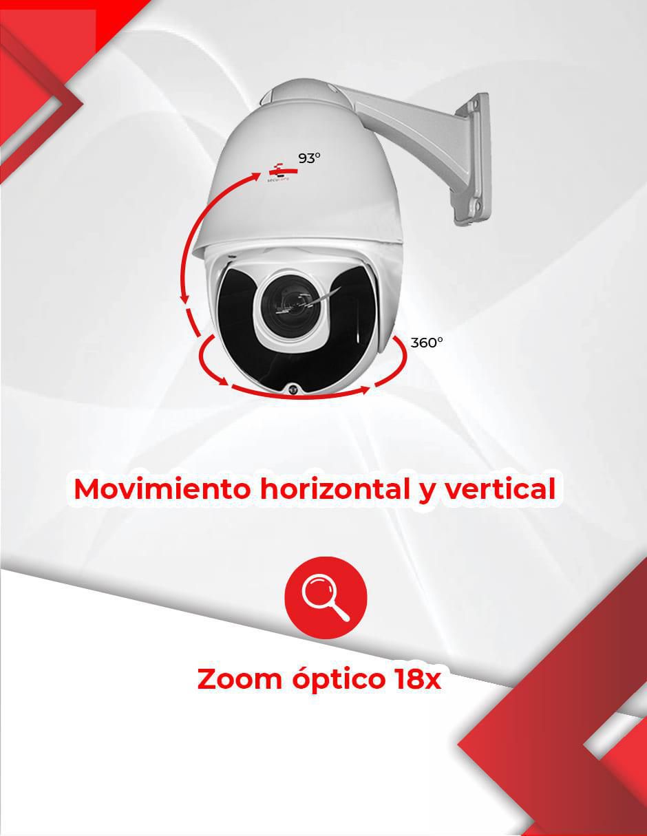 Cámara individual de seguridad inalámbrica Full HD con capacidad para grabar para interior y exterior 2