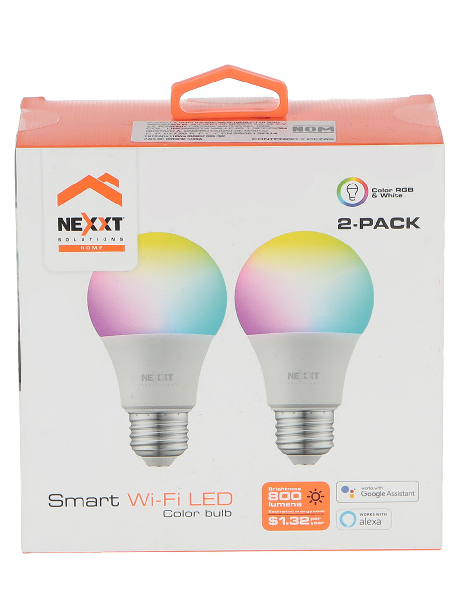 Set de focos LED 100W de consumo 9W de iluminación 800 lúmenes 3