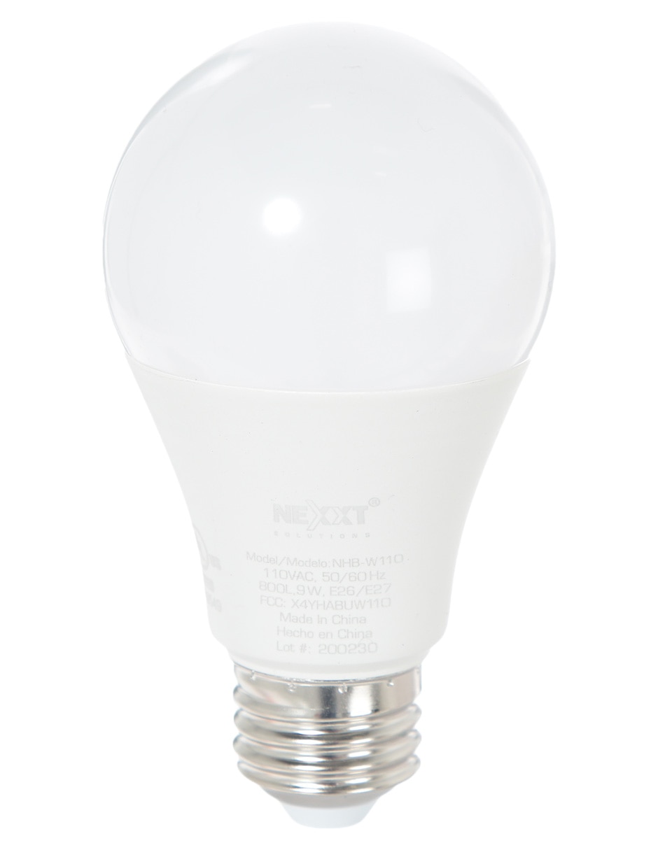 Foco LED 100W de consumo 9W de iluminación 800 lúmenes