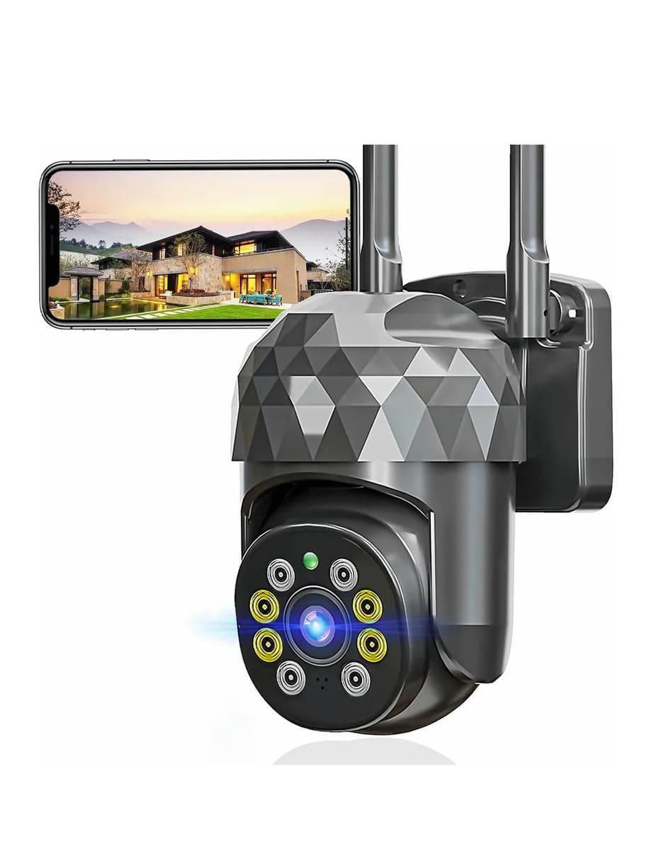 Cámara individual de seguridad inalámbrica Full HD 90° con capacidad para grabar para interior y exterior 3